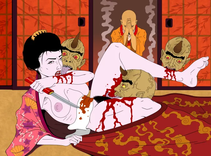 Kutsu no kairaku no akuma (Demons of painful pleasure) by Me by MaxHartman33