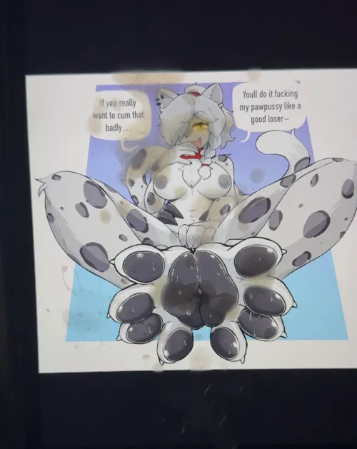 labyrinthia paw cum trib :3 (vid below) by goobluhhh