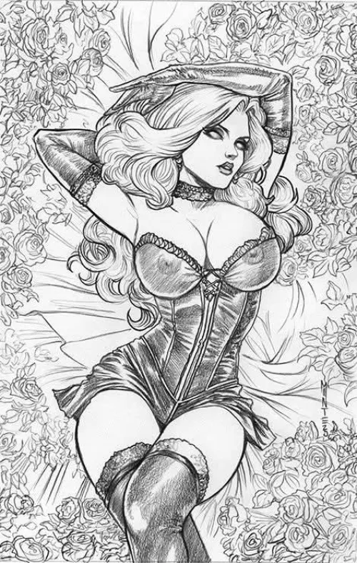 Lady Death by Monte Moore by hotdamn480