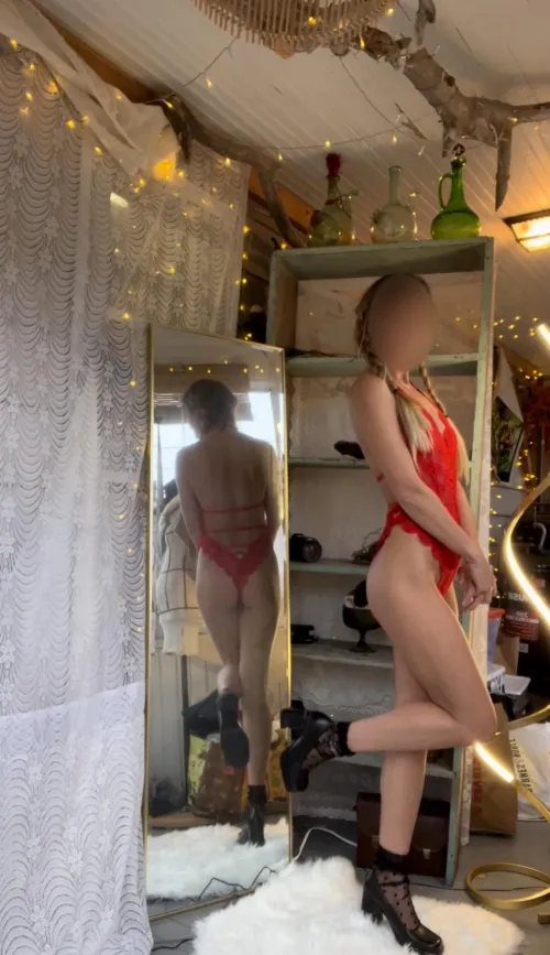 Lady in red  by SlipperyBrisket89