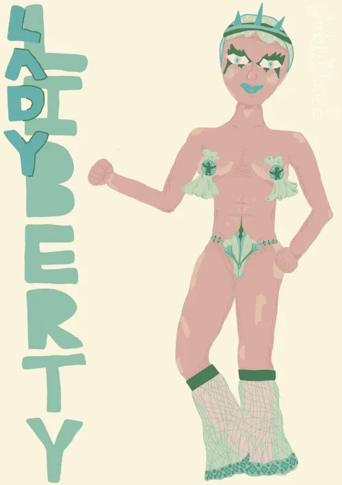 Lady Liberty Costume Design! by _Jubbilee_