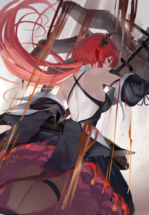 Laevatain [Arknights: Endfield] by xdragon2k