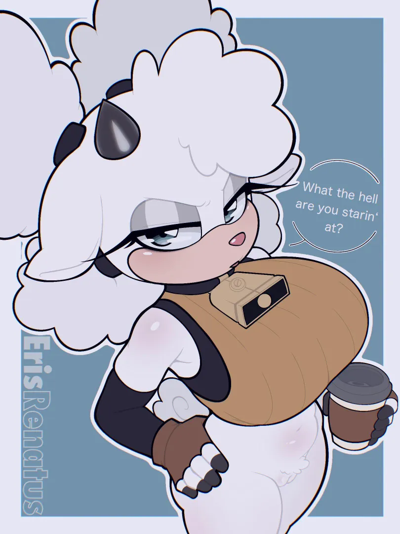 Lanolin catches you staring (ErisRenatus) posted by No_thoughts_anymore