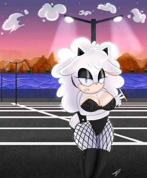 Lanolin the Sheep by me (GlitchArt) by theblueguy05