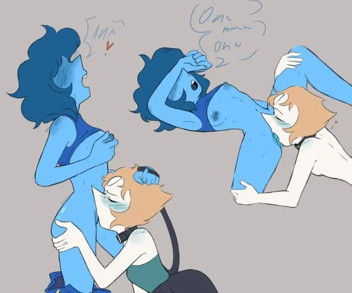 Lapis and her Pearl posted by goonerfbUwU