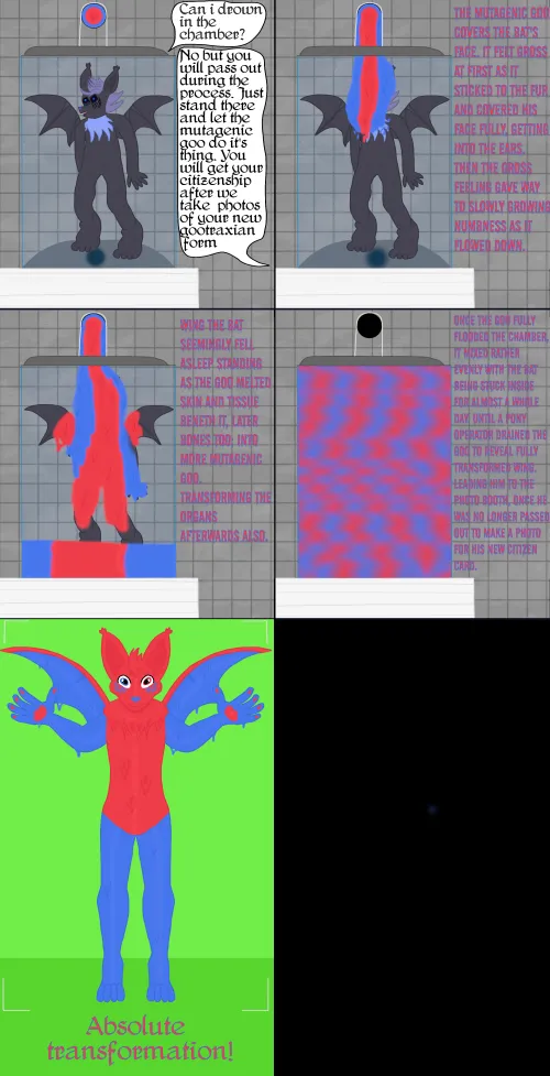 Last step of Anocratic empire's immigration program. The mutagenic goo chamber. (OC) by Xada_Nep_zealot