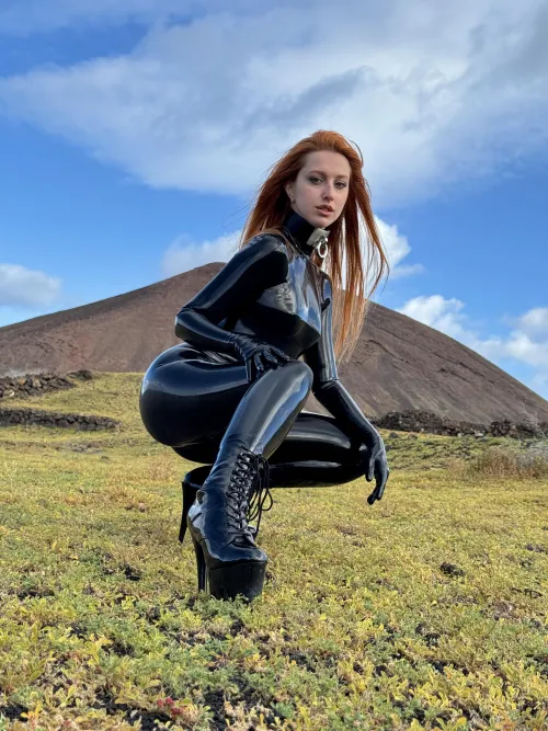 Latex and nature is always a great combo by violet-latte