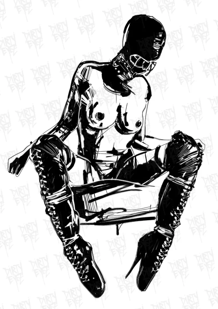 Latex Doll with Spider Gag and Ballet Boots by Me posted by DirtyEyez_