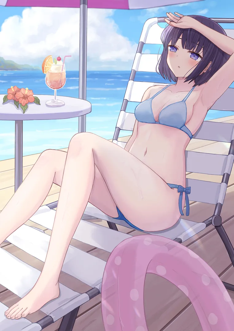Lazy Beach Day [Original] posted by A_MASSIVE_PERVERT
