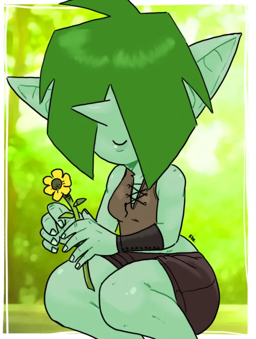 Leaf — “Garden Find (POV)” art by eyz by eyzmaster