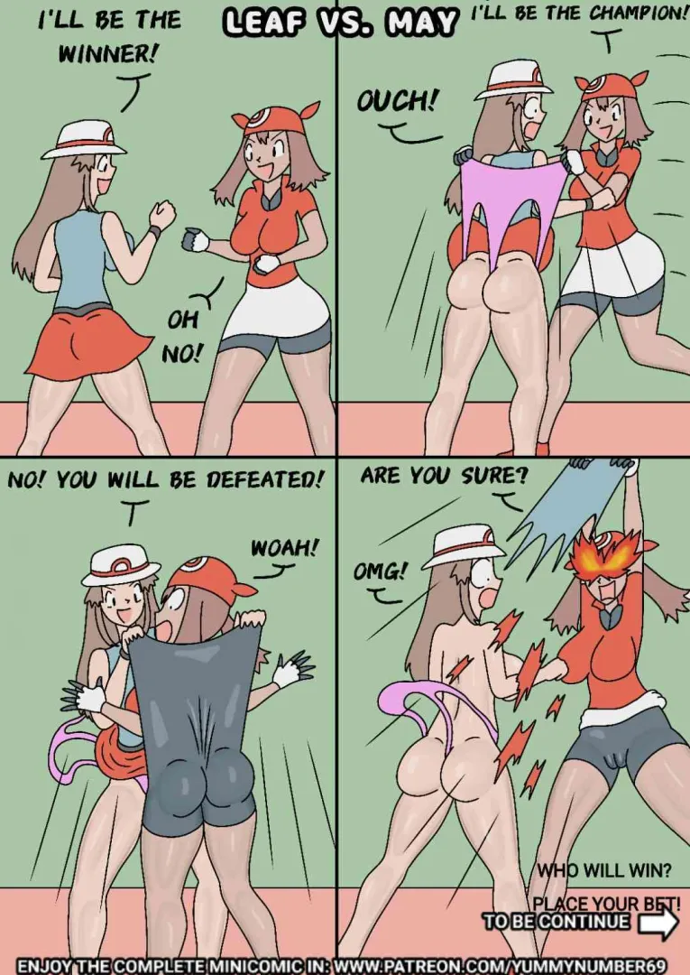 LEAF VS. MAY posted by yummynumber69