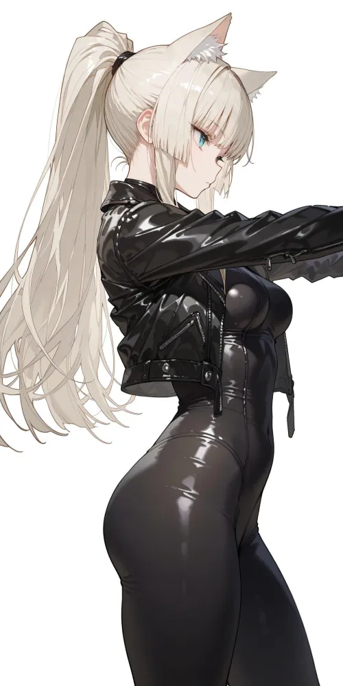 Leather Jacket by WoolsonDaSheep