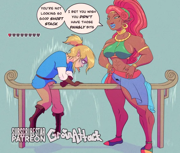 Legend of Zelda Ballbusting by Groinattacker