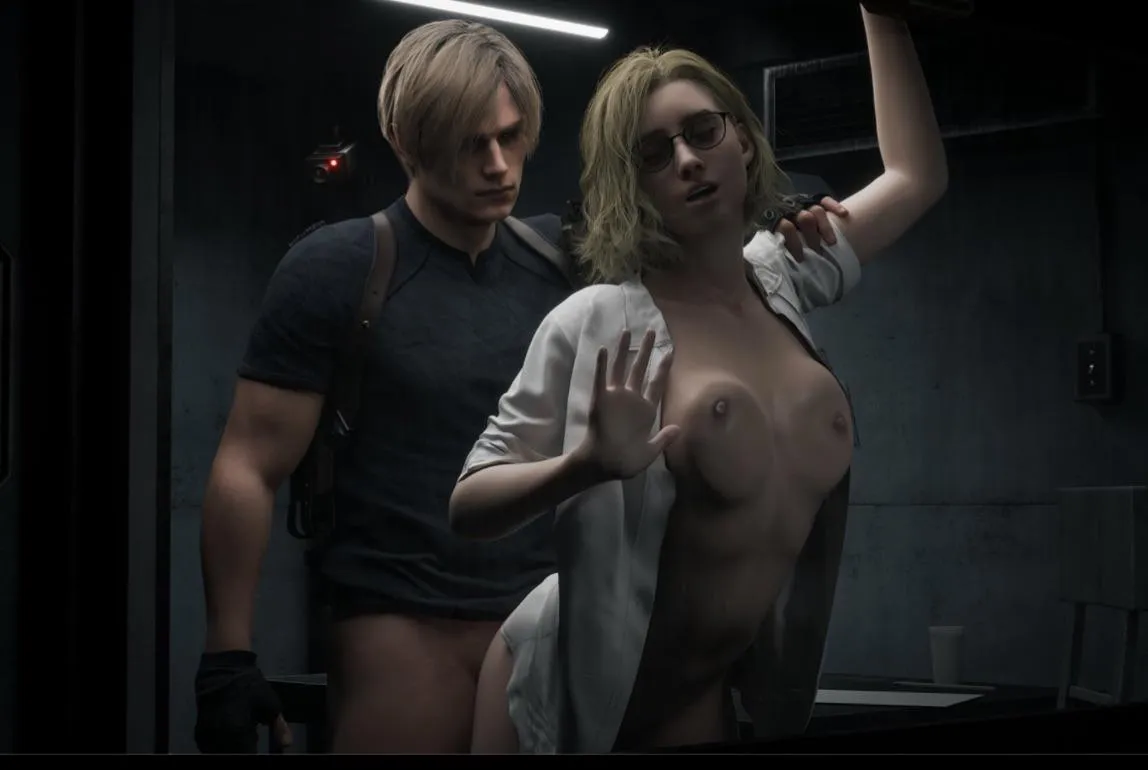 Leon pumping Grace for information. (Nightcry) posted by Timop0707