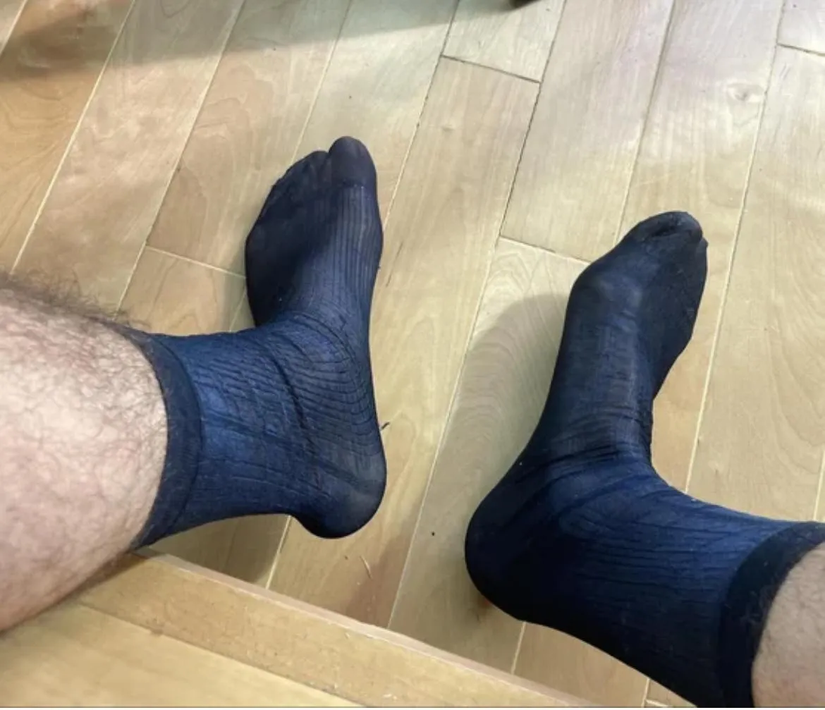 Let’s peel off our dress socks after the office... (35) posted by Mascjock34
