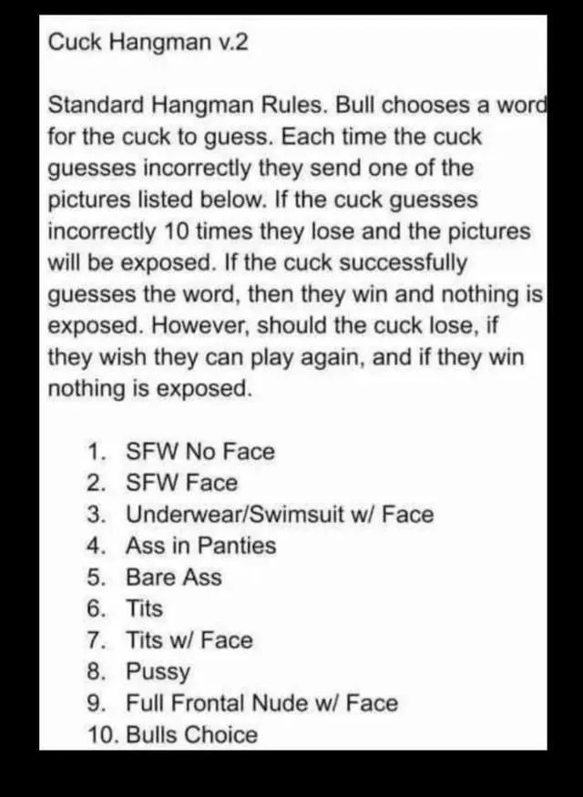 Let’s play cucks. posted by OperationSerious1683