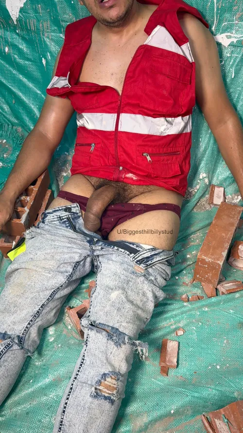 Letting it out at work;) by biggesthillbillystud