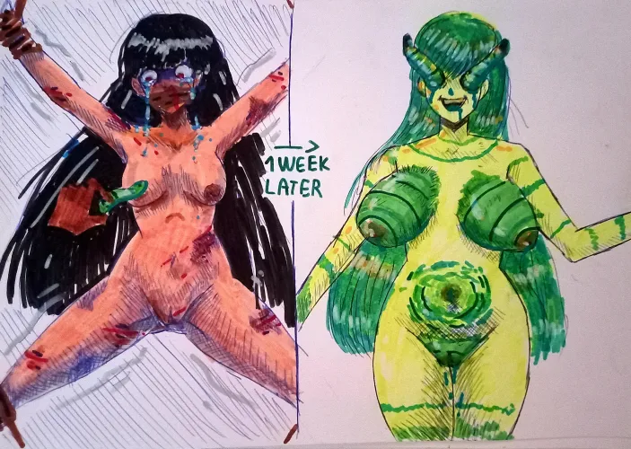 Leucochloridium infestation by me by Bright_Oil865