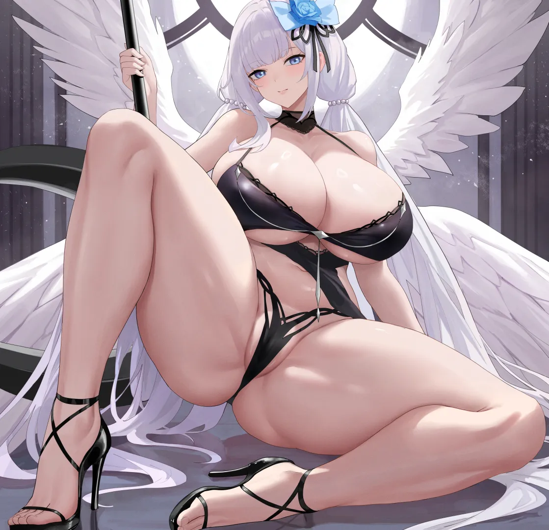 Lewd angel posted by cold_stew