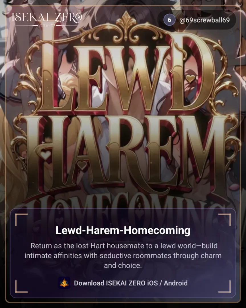 Lewd Roommate Harem Scenario – No Filters, Just Affinities and Spice (Isekai.world Share) posted by 69Pony_lover69