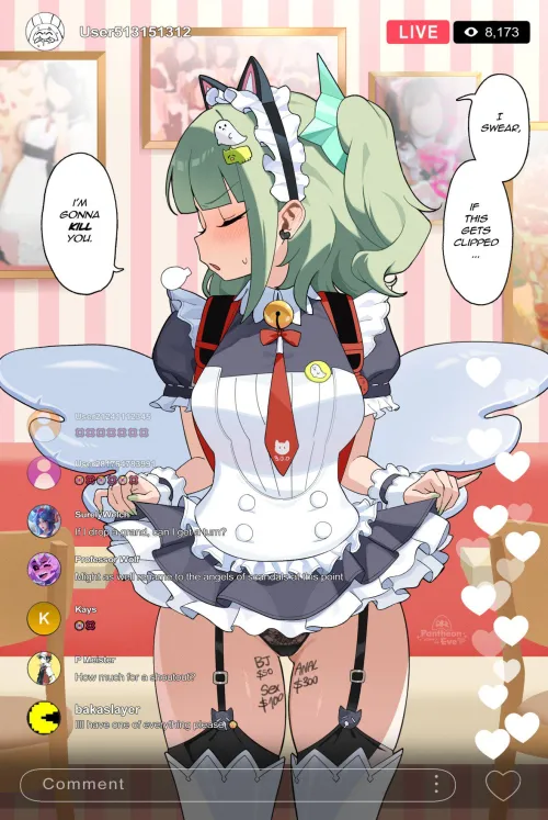 Lewd streamer Chinatsu [Zenless Zone Zero] by marxsander2016