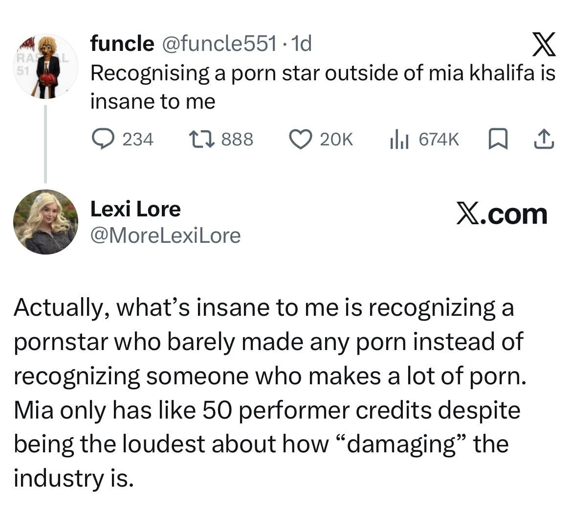 Lexi Lore v Mia Khalifa posted by 903153ugo