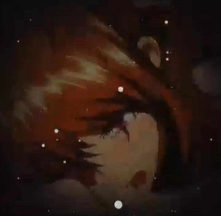 LF Color Source: 1girl, red hair, one eye open, hand over other eye, mouth open, eye color purple posted by Cowdawgwater45