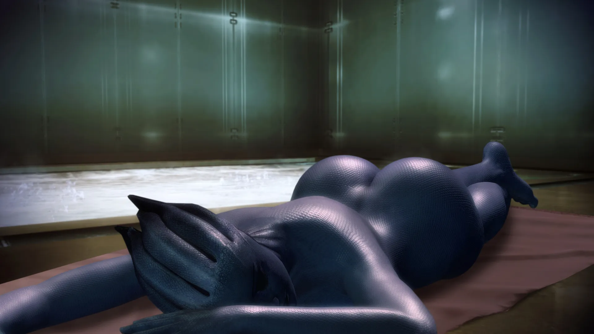 Liara and her ass relaxing at the Citadel apartment hot tub. (Rastifan) posted by Rastifan