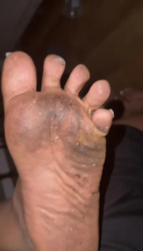 Lick every dirt mark☝ by MistressMidsole