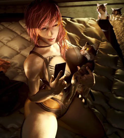 Lightning Love Cat by BEG1T5U