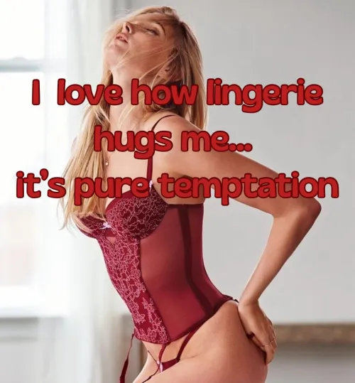 Lingerie is extremely erotic and lovely to wear by Dangerous-Chair-190