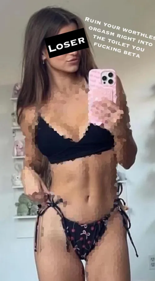 Listen to your goddess you loser~ by Practical-Art6390