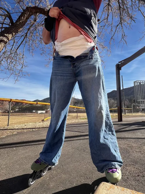 Little adventure with skates and pads  by littlemisssissyallie