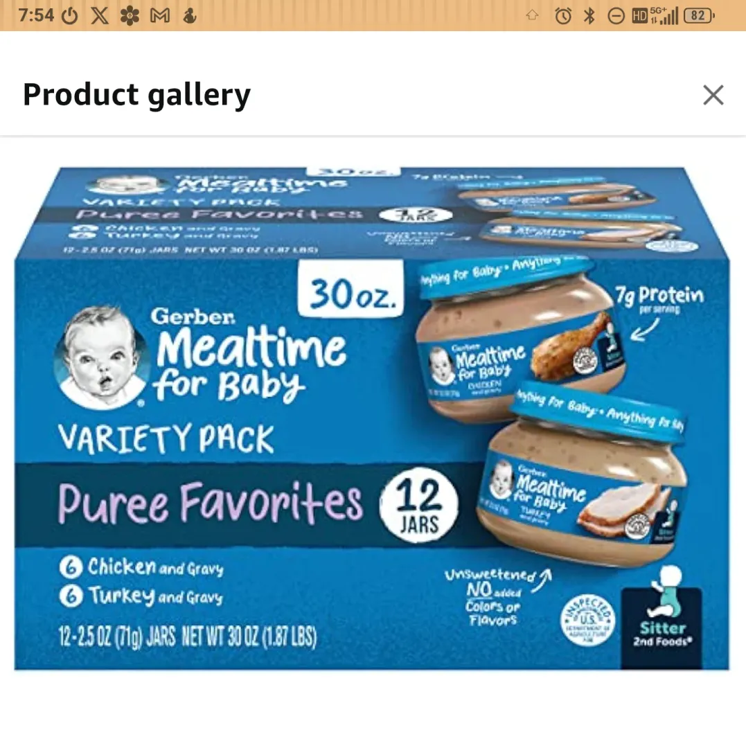 littlespace hottake? i LOVE the meat gerber purees  posted by EcoArtHoe