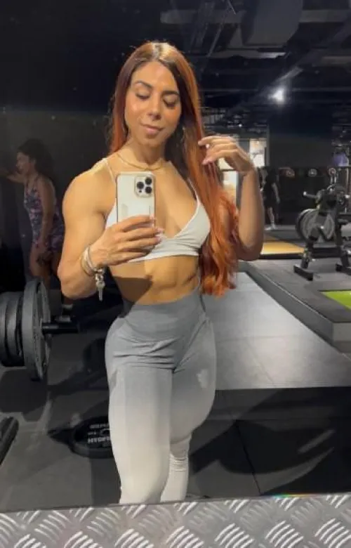 Live from the gym, here's my sports bra today by Real-Diver8010