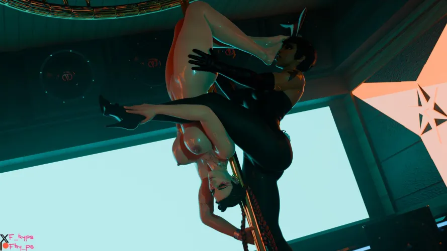 Loba & Pharah (Fryps) by Cortxna