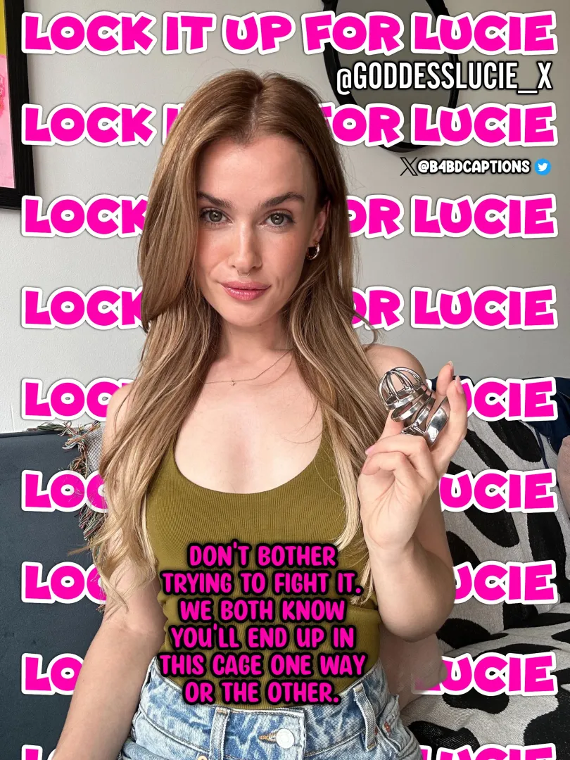 Lock it up for Lucie! posted by B4BD