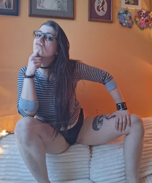 Long dark hair and glasses by inked_emma_honey