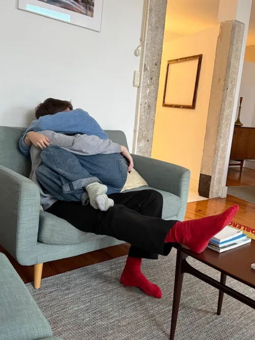 long day, comfy lap by TradeNo5622