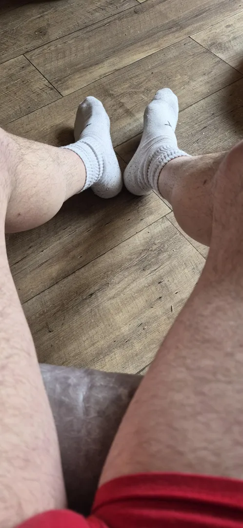 Long day in boots… finally off and relaxing. posted by HairySockDad