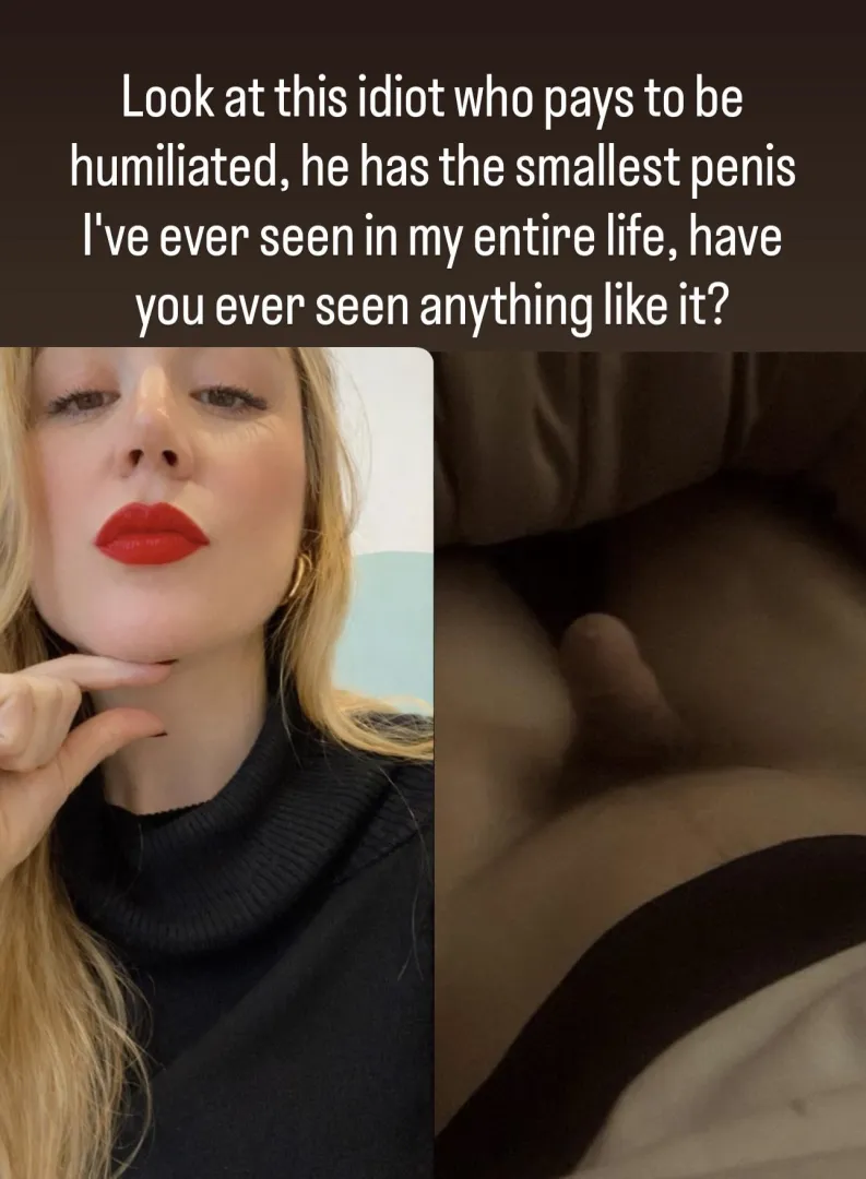 Look at this idiot who pays to be humiliated posted by sofiaestrellas