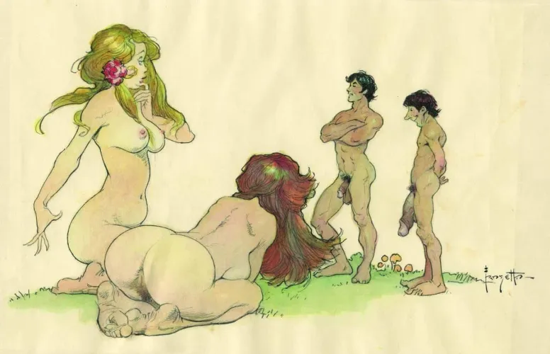 Lookin’ em’ over (Frank Frazetta) by samothewise-monger