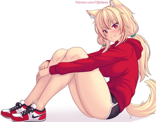 Looking all cute and relaxed! by NooneKnowsImHentai