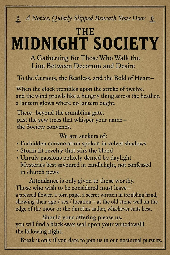 Looking for ladies who are respectable yet devilish. posted by Friendly_Barman