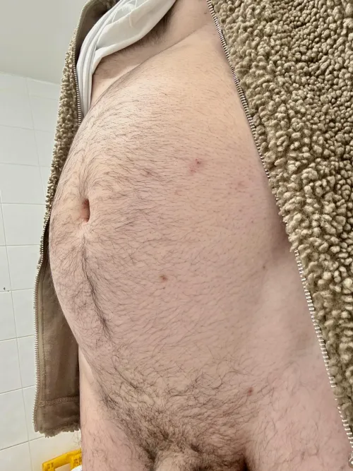 Looking like a bear at work in this fleece  by CarbLoadingBay