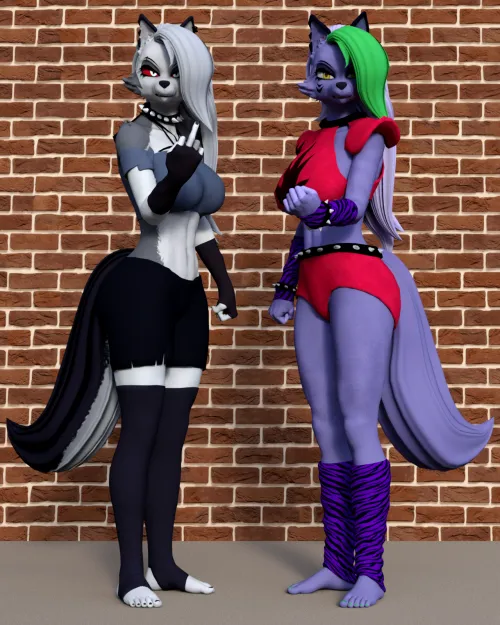 Loona and Roxanne team up to get a job done (SoleMann) by SoleMann_