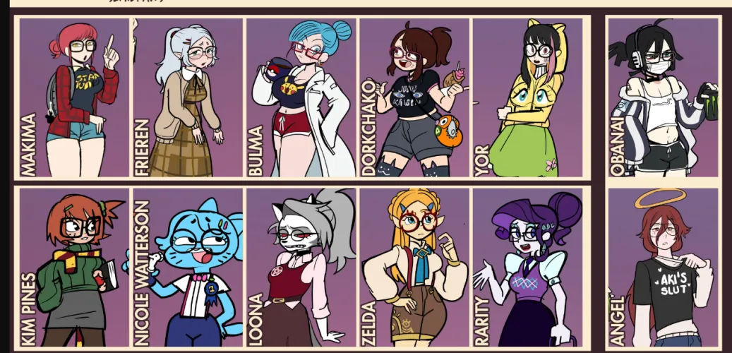 loona nerd version (semidraws) by Fair_Championship471