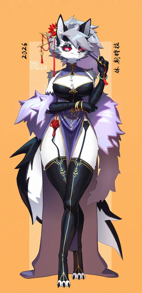 Loona's China Dress (Art by @Stella_Hoshii) by Not_LoKo