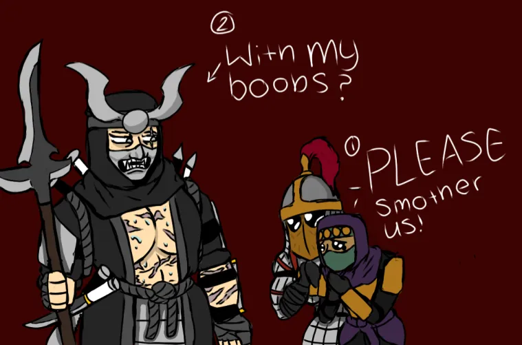 Lost old account so guess I gotta draw more Fem Sohei by oddartist5