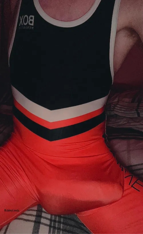 Love getting hard in a singlet by jakeylewds